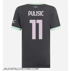 AC Milan Christian Pulisic #11 Kolmaspaita Naisten 2024-25 Lyhythihainen